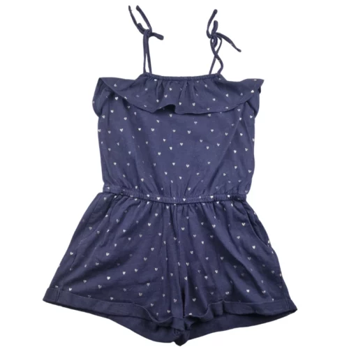 Combishort Monoprix 6 ans – Bleu marine à cœurs