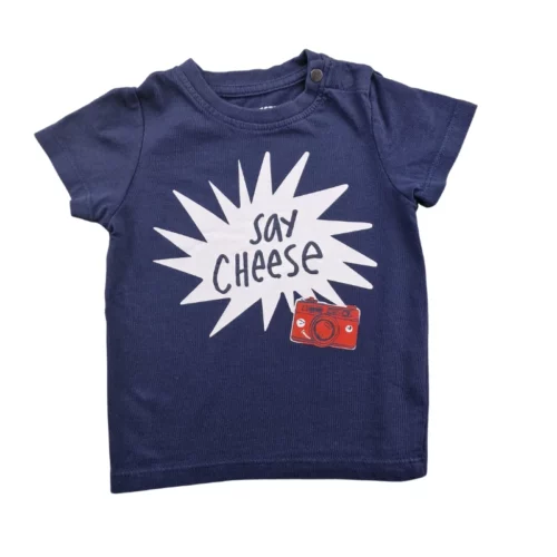 T-shirt Orchestra 6 mois – Bleu imprimé