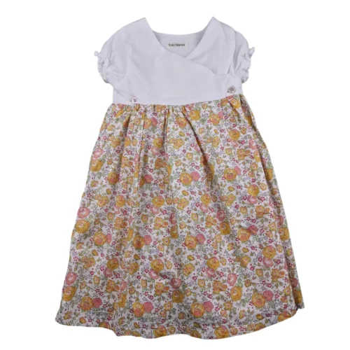 Robe Lola Palacios 3 ans – Liberty multicolore et blanc
