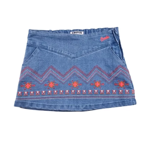 Jupe Creeks 4 ans – Jean brodé