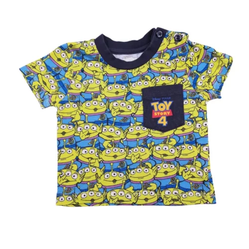 T-shirt Disney 3/6 mois – Bleu imprimé Toy Story