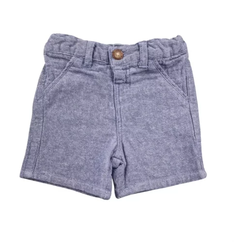 Short Kiabi 6 mois – Bleu chiné