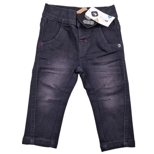 Jean Z 12 mois  – Gris anthracite taille ajustable
