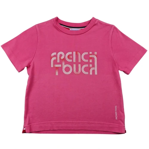 T-shirt Jacadi Paris 4 ans – Framboise "French Touch"