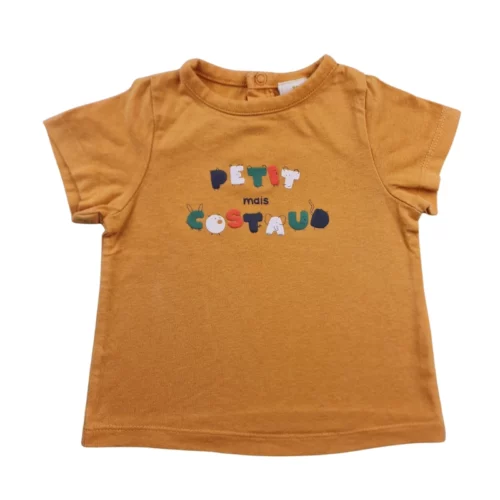 T-shirt TAO 6 mois – Moutarde
