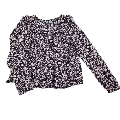 Blouse IKKS 6 ans – Noir imprimé