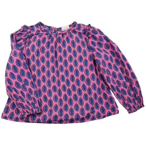 Blouse TAO 5 ans – Rose imprimé