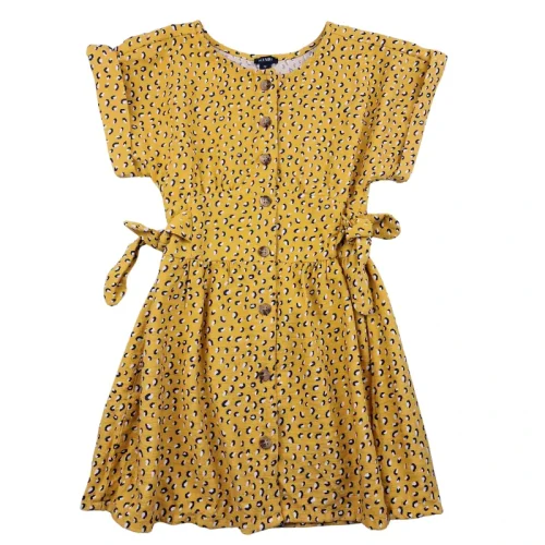 Robe Kiabi 4 ans – Jaune imprimé