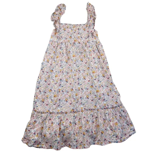 Robe longue Vertbaudet 6 ans – Blanc imprimé fleuri