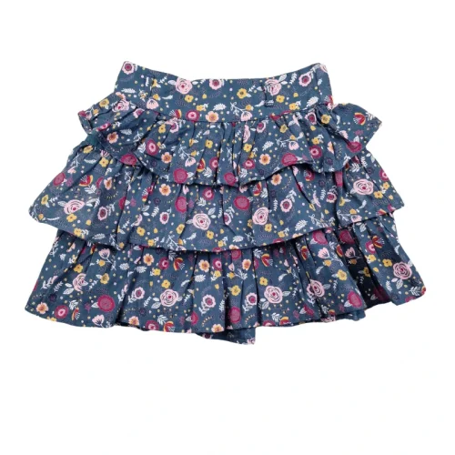 Jupe Caprice de filles 4 ans – Vert imprimé fleuri