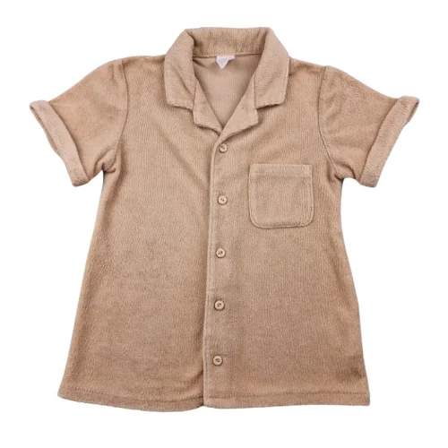 Chemise éponge H&M 3/4 ans – Beige camel
