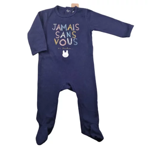 Pyjama Kiabi 6 mois – Bleu marine