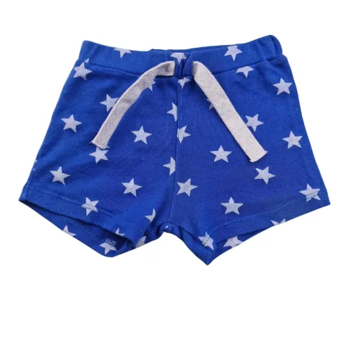Short Petit Bateau 12 mois – Bleu imprimé étoiles
