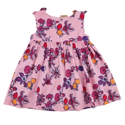 Robe Petit Bateau 18 mois – Rose à fleurs