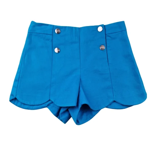 Short Jacadi 24 mois – Bleu festonné à boutons