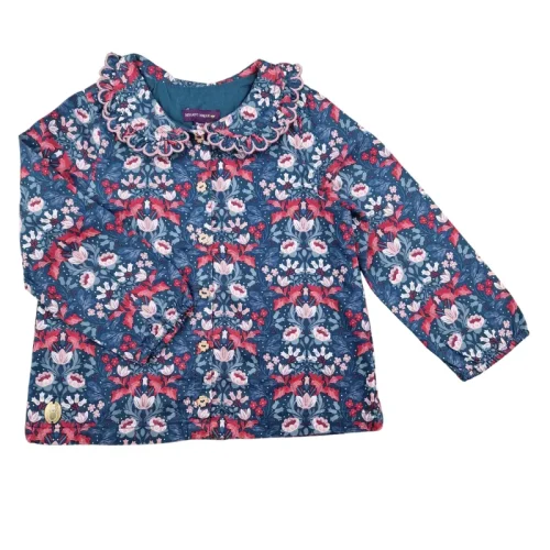 Blouse Sergent Major 24 mois – Fleurie bleue