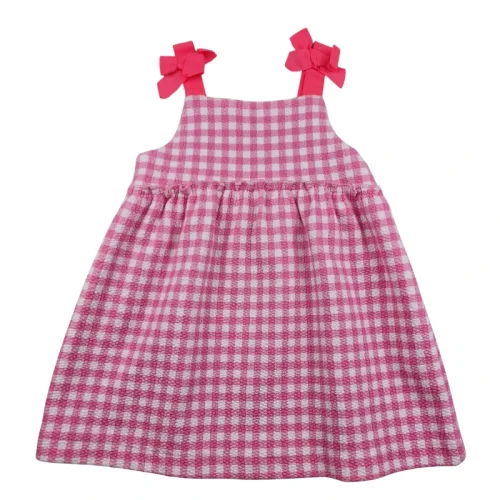 Robe Zara 12/18 mois – Rose et blanc à carreaux