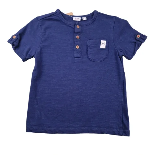 T-shirt Bwkids 36 mois – Bleu avec poche