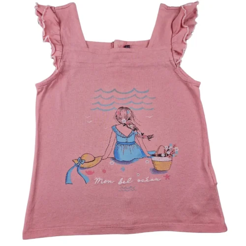 Débardeur Sergent Major 7 ans – Rose