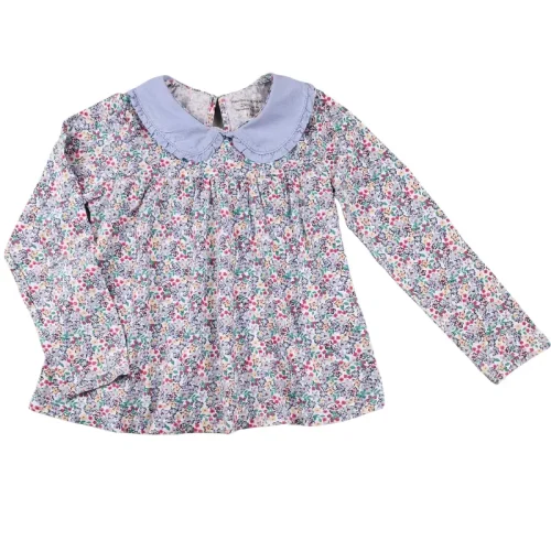 T-shirt effet blouse Monoprix 6 ans – Fleurie multicolore