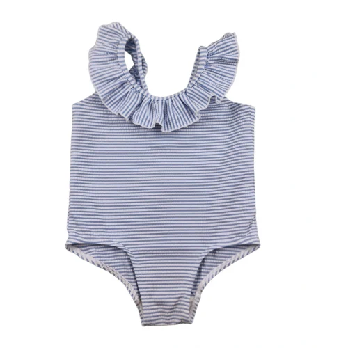 Maillot de bain H&M 9/12 mois – Bleu rayé