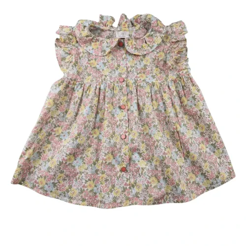 Blouse Mi Canesu 8 ans – Imprimé fleuri pastel