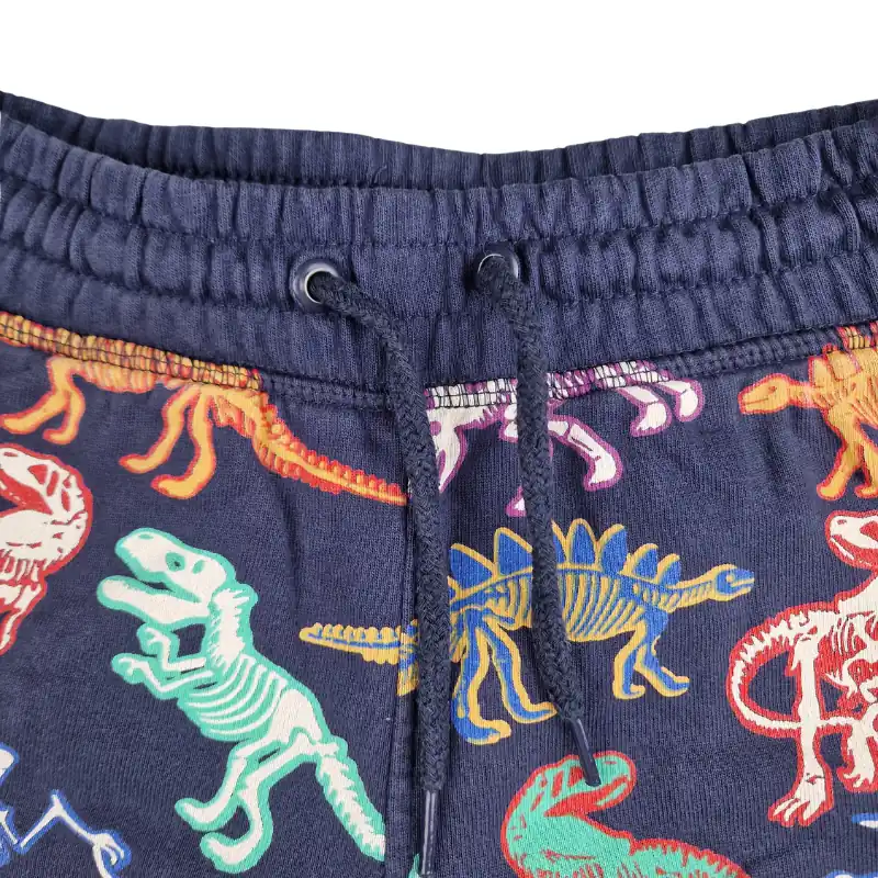Pantalon jogging DPAM 8 ans – Bleu marine dinosaures – Image 3