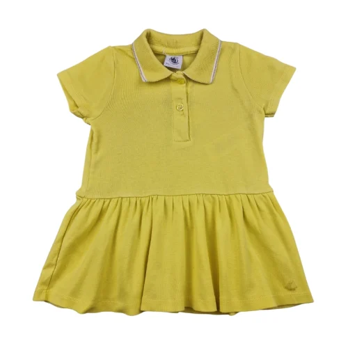 Robe polo Petit Bateau 6 mois – Jaune