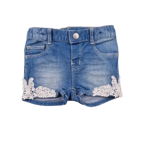 Short en jean H&M 4/6 mois – Bleu