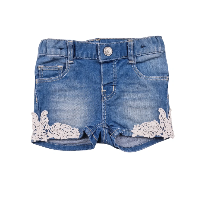 Short en jean H&M 4/6 mois – Bleu