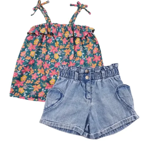 Look TAO & short jean DPAM 3 ans – Le duo parfait pour l’été