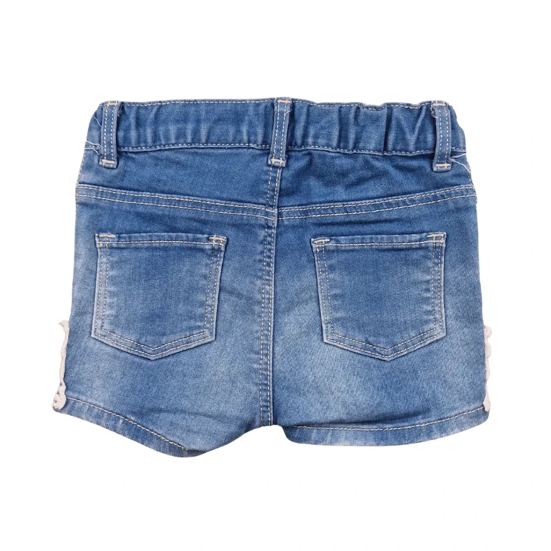Short en jean H&M 4/6 mois – Bleu – Image 2