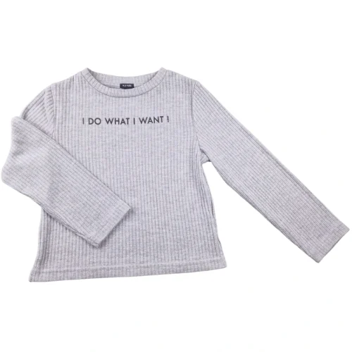 Pull fin Kiabi 6 ans – Gris chiné