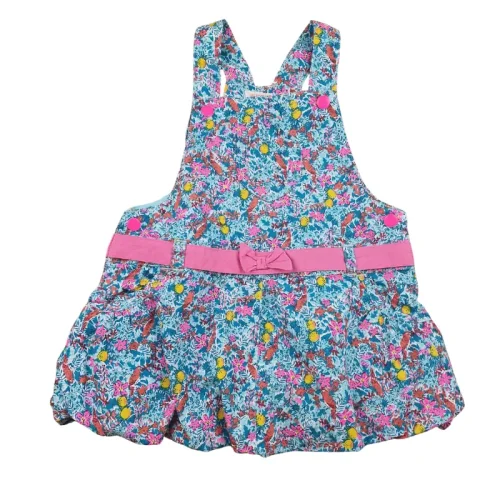 Robe salopette DPAM 6 mois – Multicolore