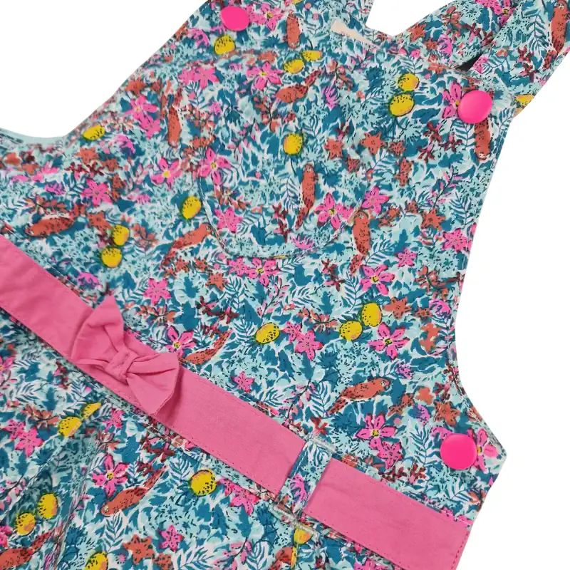 Robe salopette DPAM 6 mois – Multicolore – Image 2