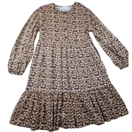 Robe Mango 9 ans – Fleurie bleu marine