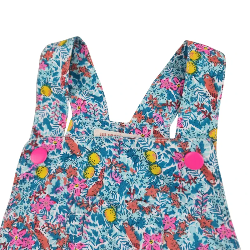 Robe salopette DPAM 6 mois – Multicolore – Image 4