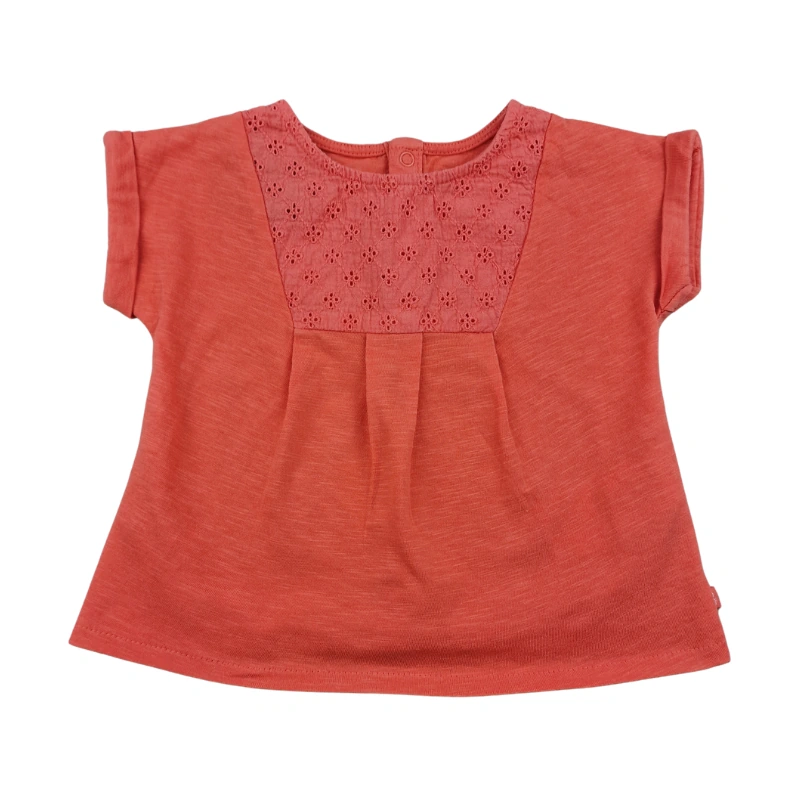 T-shirt Obaïbi 6 mois – Orange