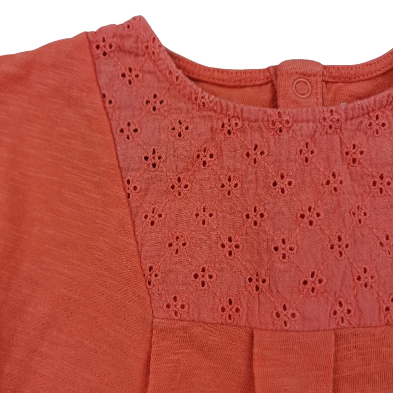 T-shirt Obaïbi 6 mois – Orange – Image 3