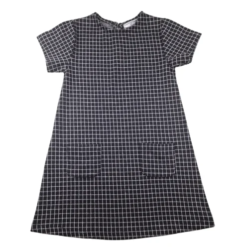 Robe Fashion Private Compagnie 6 ans – Noir à carreaux