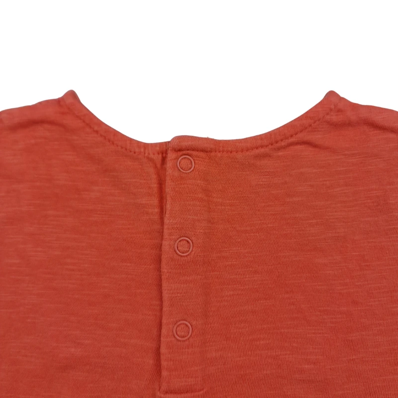 T-shirt Obaïbi 6 mois – Orange – Image 4