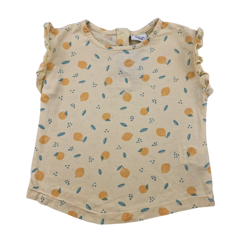 T-shirt TAO 6 mois – Jaune citron