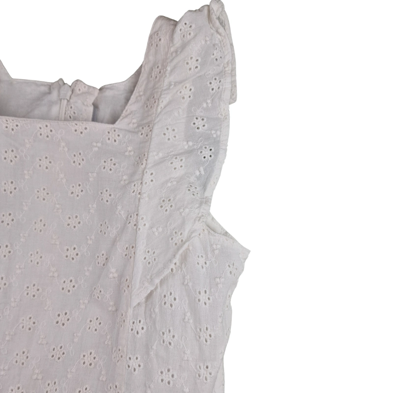 Robe Petit Bateau 10 ans – Blanche – Image 3