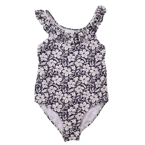 Maillot de bain Orchestra 8 ans – Noir fleuri
