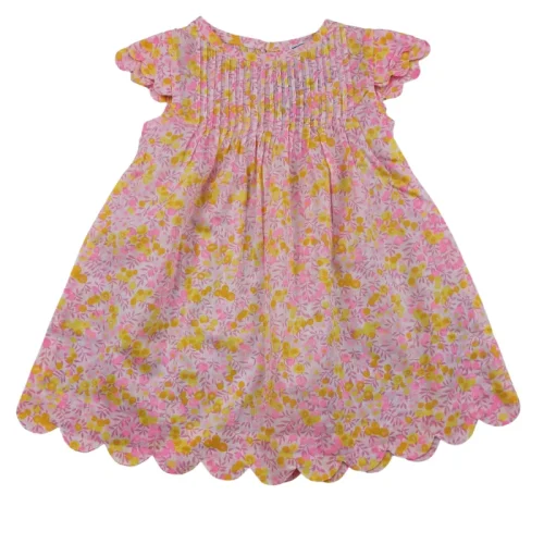 Robe Jacadi Liberty 6 mois – Rose jaune