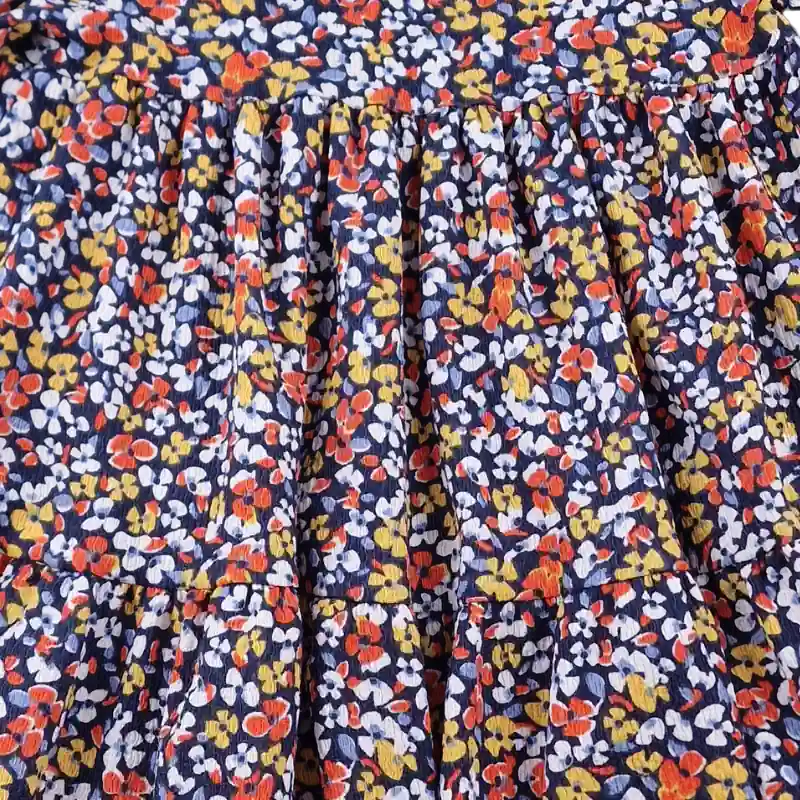 Robe Sans marque 5 ans – Fleurie multicolore – Image 2