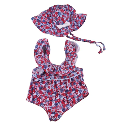 Ensemble maillot + chapeau Sergent Major 6 mois – multicolore