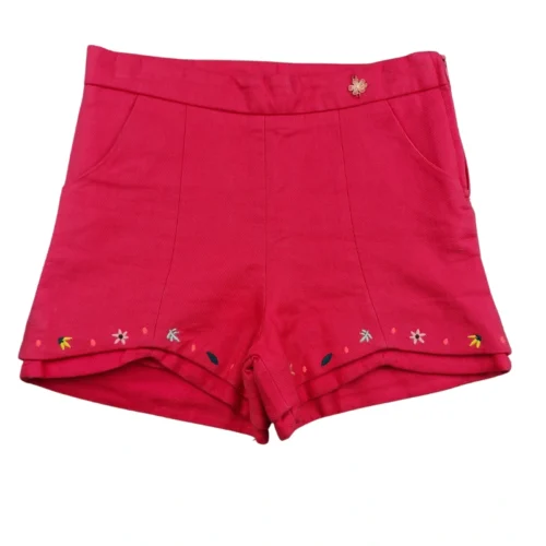 Short Sergent Major 6 ans – Rouge brodé