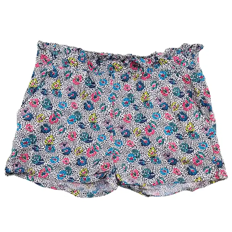 Short Orchestra 8 ans – Fluide imprimé multicolore